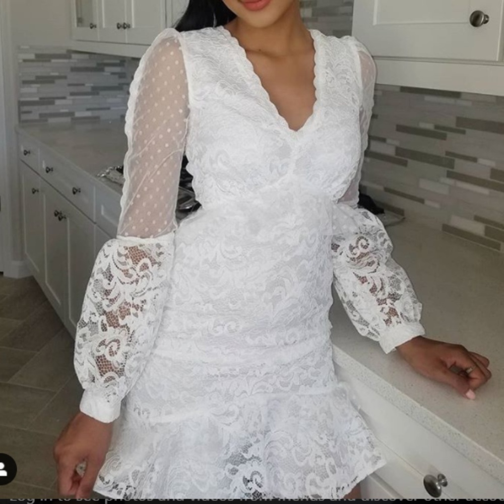Boohoo Lace Boutique Dress
